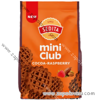 Sedita sušenky mini Club kakao-malina 160 g