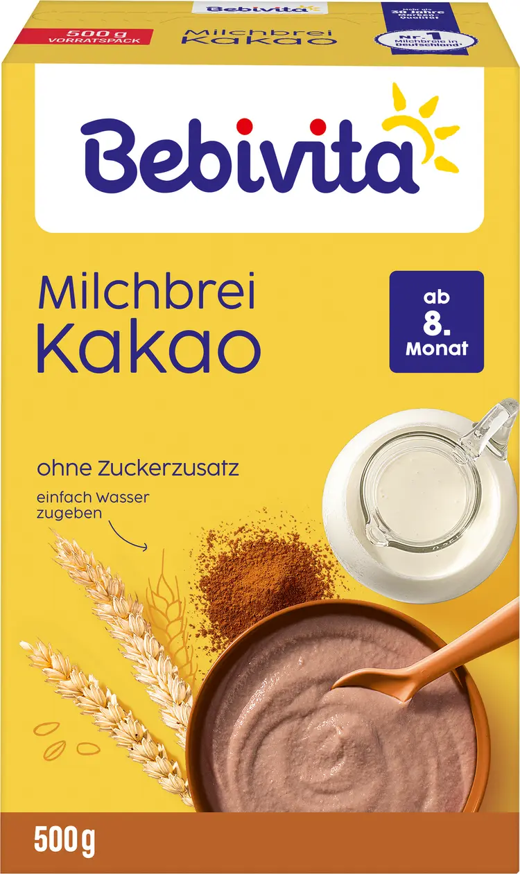 BEBIVITA, Mléčná kaše ČOKOLÁDA, 500g