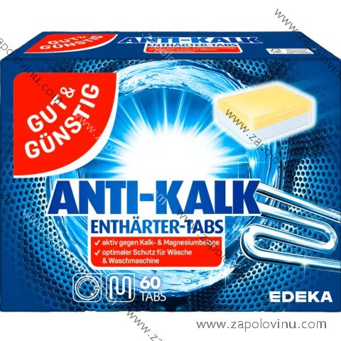 G+G Odvápňovač do praček 60 tablet