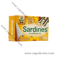 Naturm Farm Sardinky v slnečnicovom oleji 125 g