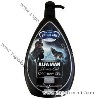 Fresh air sprchový gel Alfa man 1L