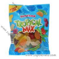 SWEET LAND Želatinové bonbóny s tropickým ovocem 300g