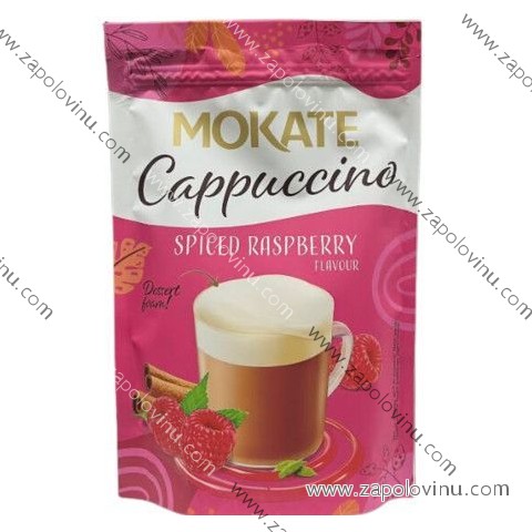 Mokate Cappuccino Malina 110 g Minimální datum spotřeby 5.5.2026