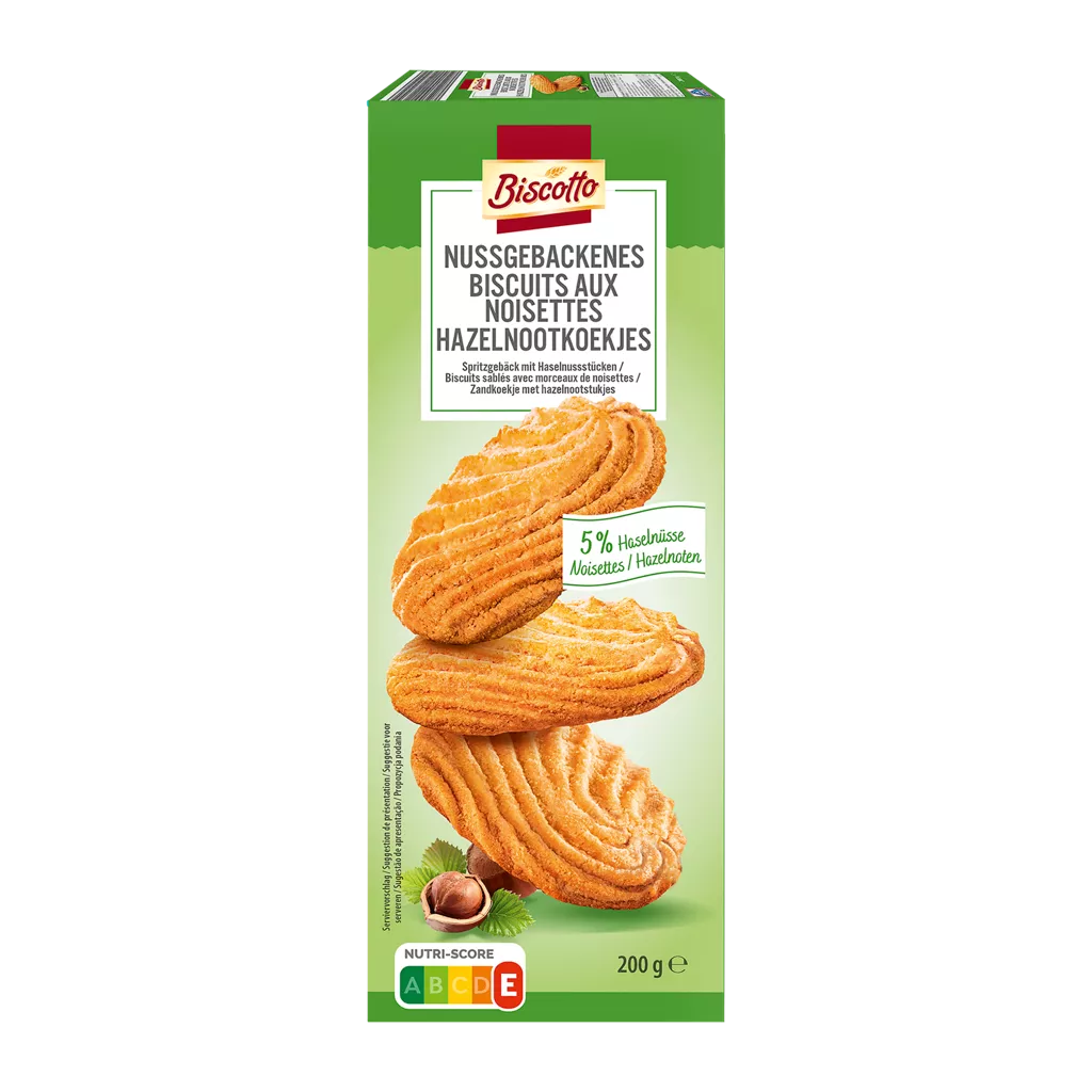 BISCOTTO Oříškové sušenky 200g