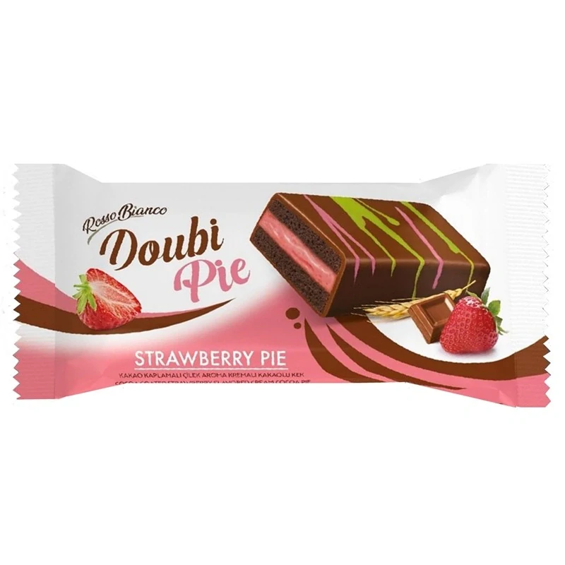 Rosso Bianco Doubi Pie jahoda 40 g