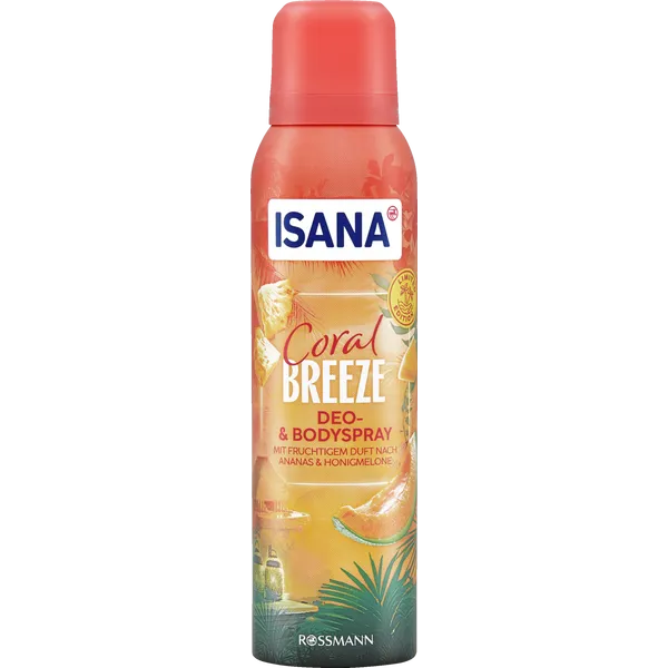 ISANA Deodorant a tělový sprej Coral Breeze 150 ml