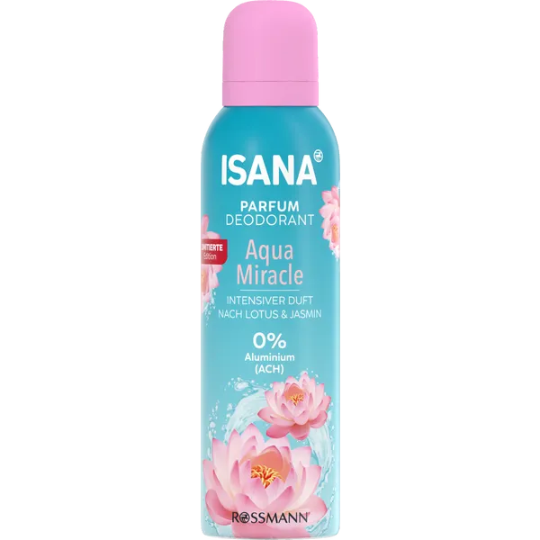 ISANA Parfémovaný deodorant Aqua Miracle 150 ml