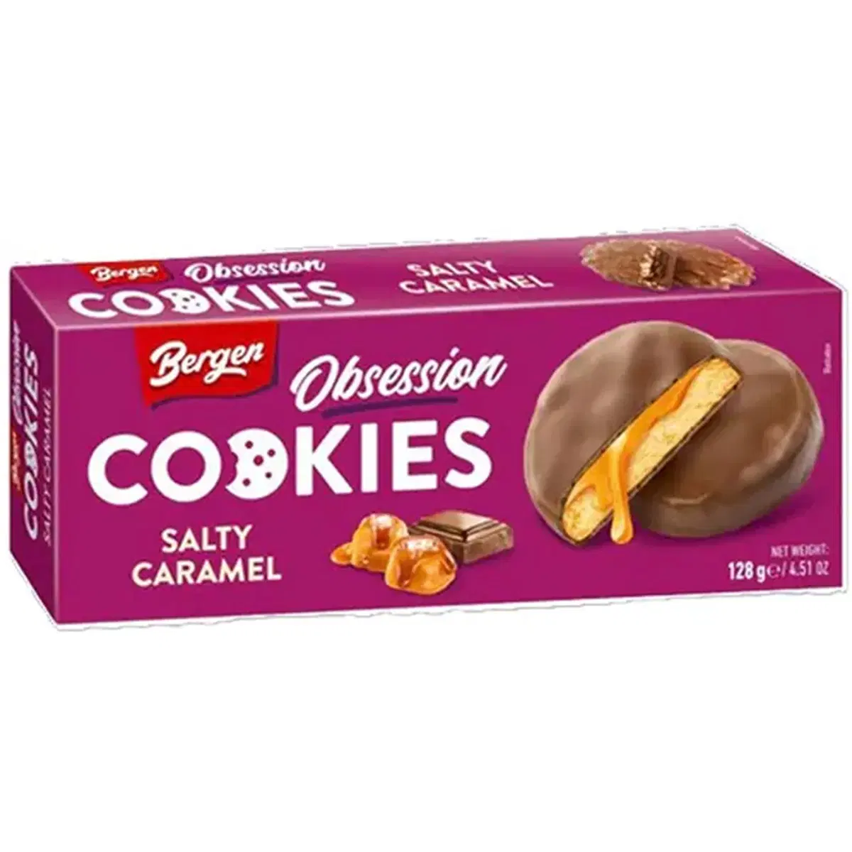 Bergen Obsession Cookies Salty Carmel 128g