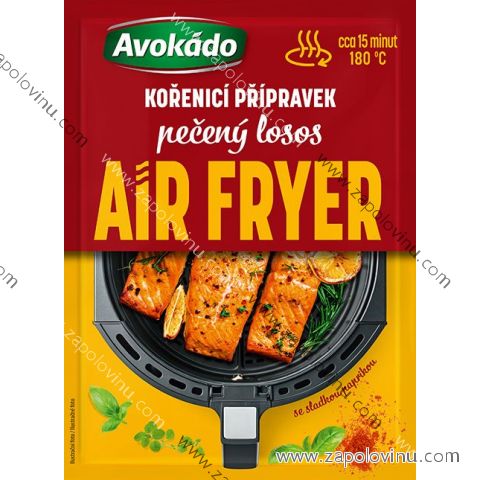 Avokádo Air Fryer kořenicí přípravek pečený losos 30g