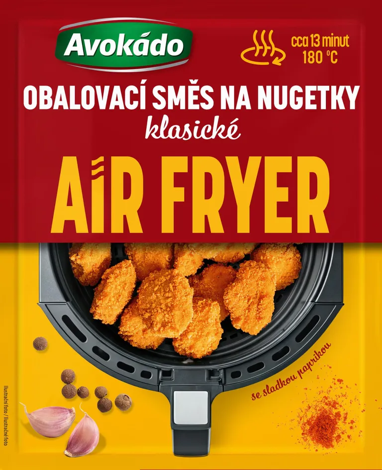 Avokádo Air Fryer Obalovací směs na nugetky klasické 68g