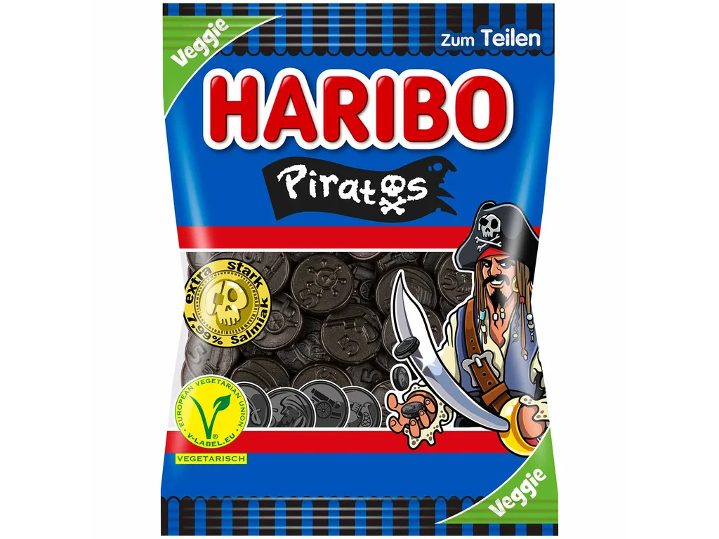 Haribo piratos veggie 175g