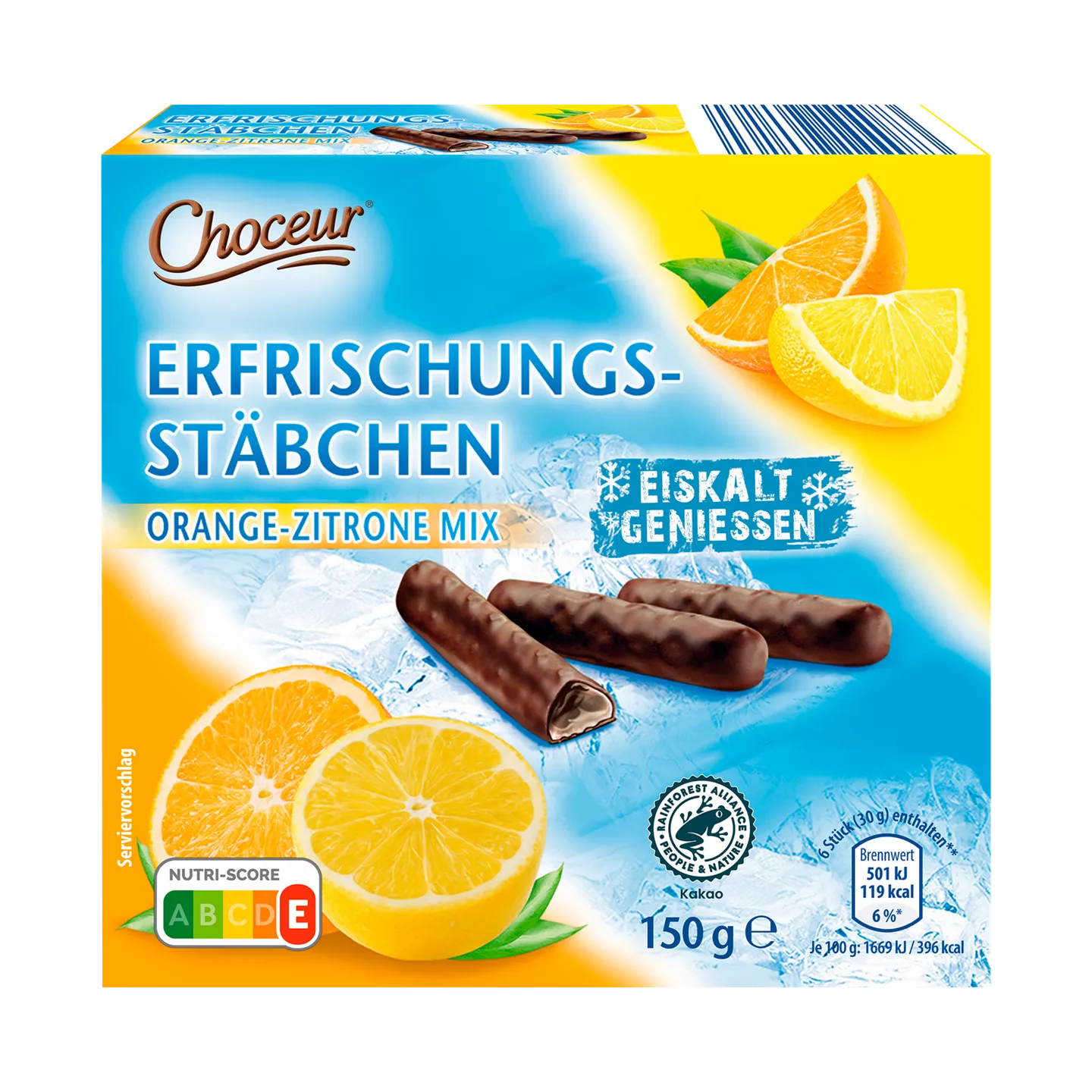 Choceur ledové tyčinky s pomerančovým a citronovým krémem 150g