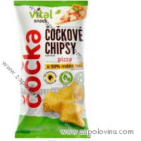 Vital Snack čočkové chipsy s příchutí pizza 65g