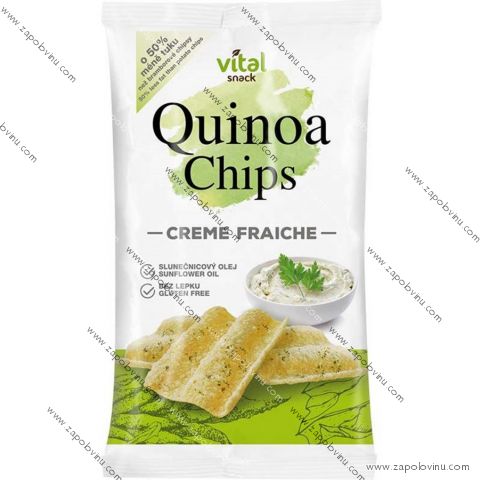 Vital Snack Chipsy quinoa creme fraiche 60g