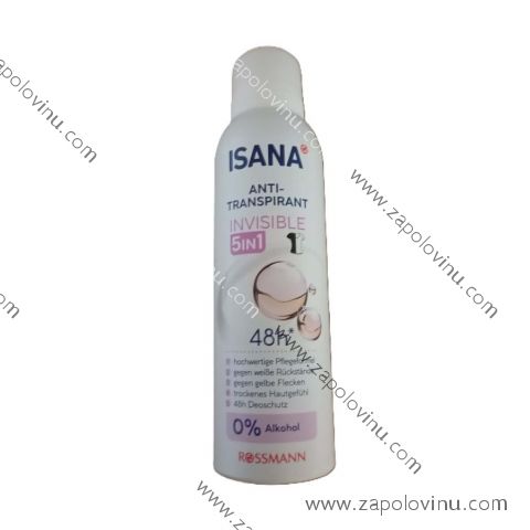 ISANA Antiperspirant Invisible 5in1 200 ml