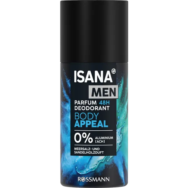 ISANA MEN Parfémovaný Deodorant Body Appeal 150 ml