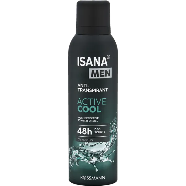 ISANA MEN Deodorant ve spreji Active Cool 150 ml