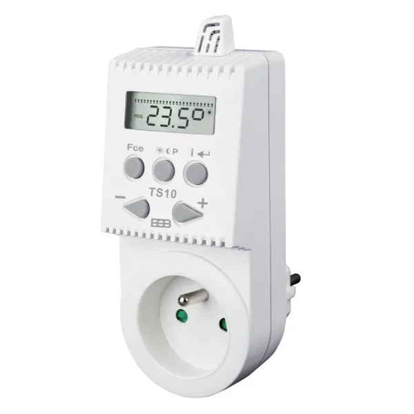 Elektrobock Spínací zásuvka s termostatem TS10
