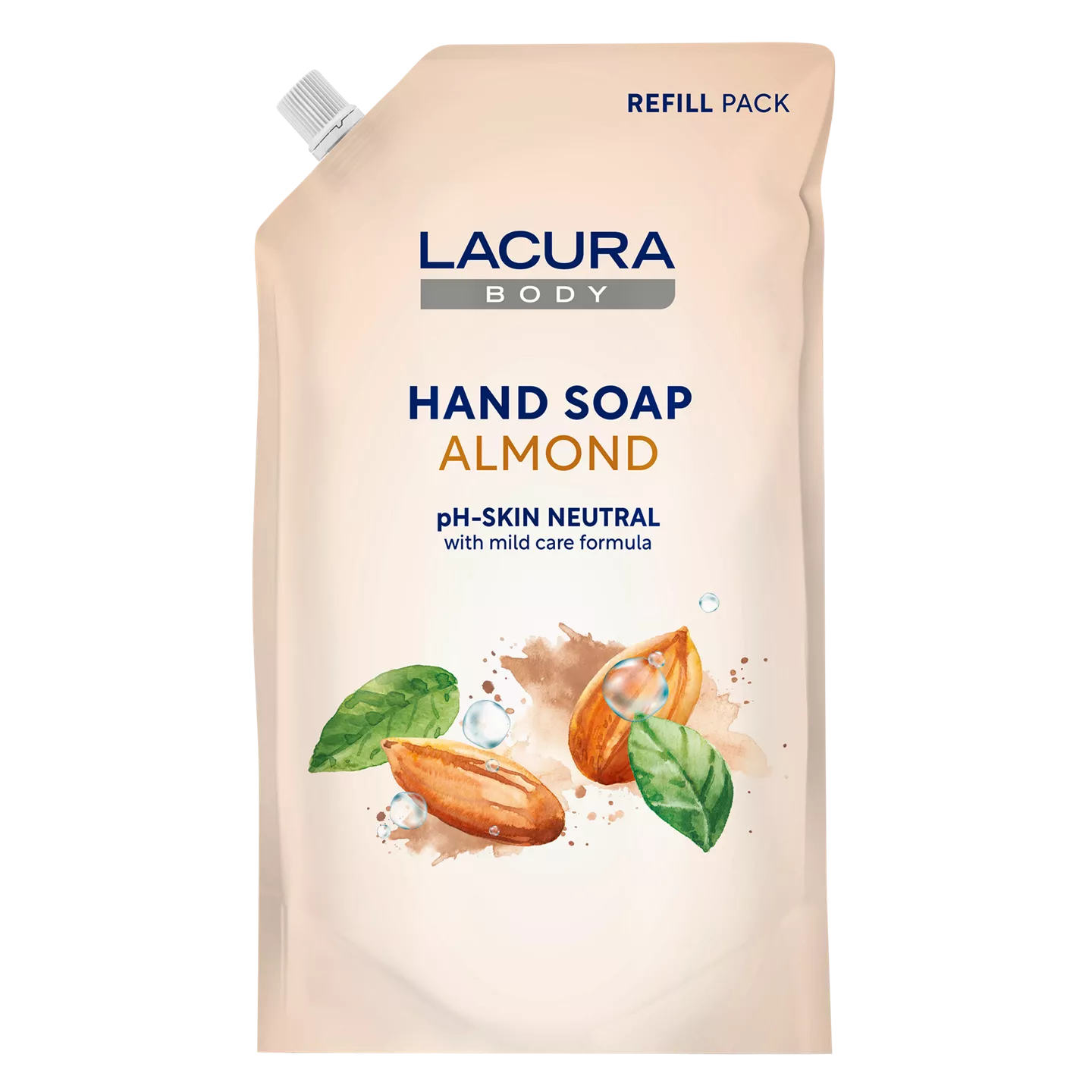 Lacura Jemné mýdlo Mandle na doplnění 1000 ml