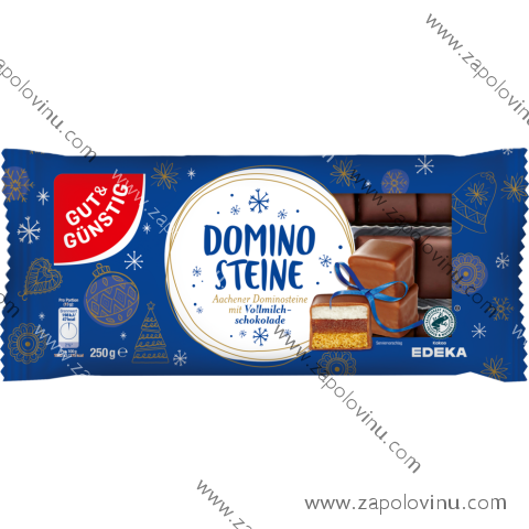 G+G Dominové kostičky v mléčné čokoládě 250 g