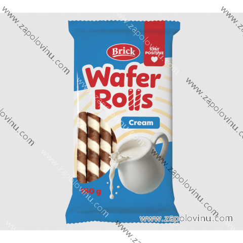 Brick Trubičky plněné Cream 150g