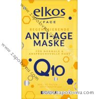 EDEKA elkos Q10 pleťová maska proti vráskám 2 x 8 ml
