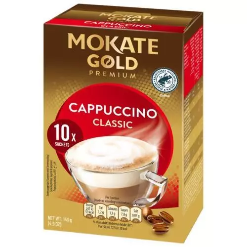 Mokate Gold premium cappuccino classic 140g