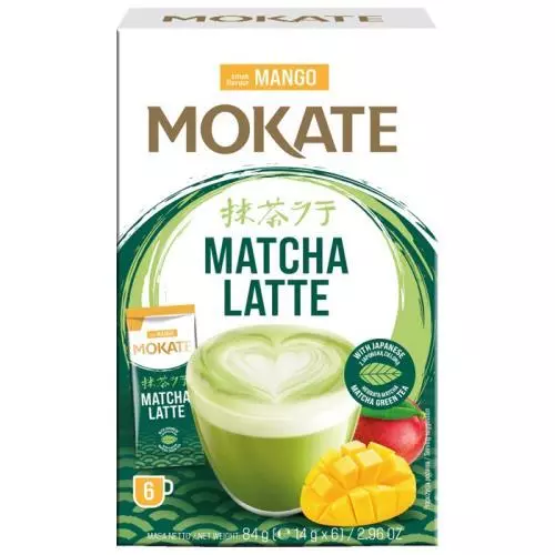 Mokate latte matcha mango bag6 84g