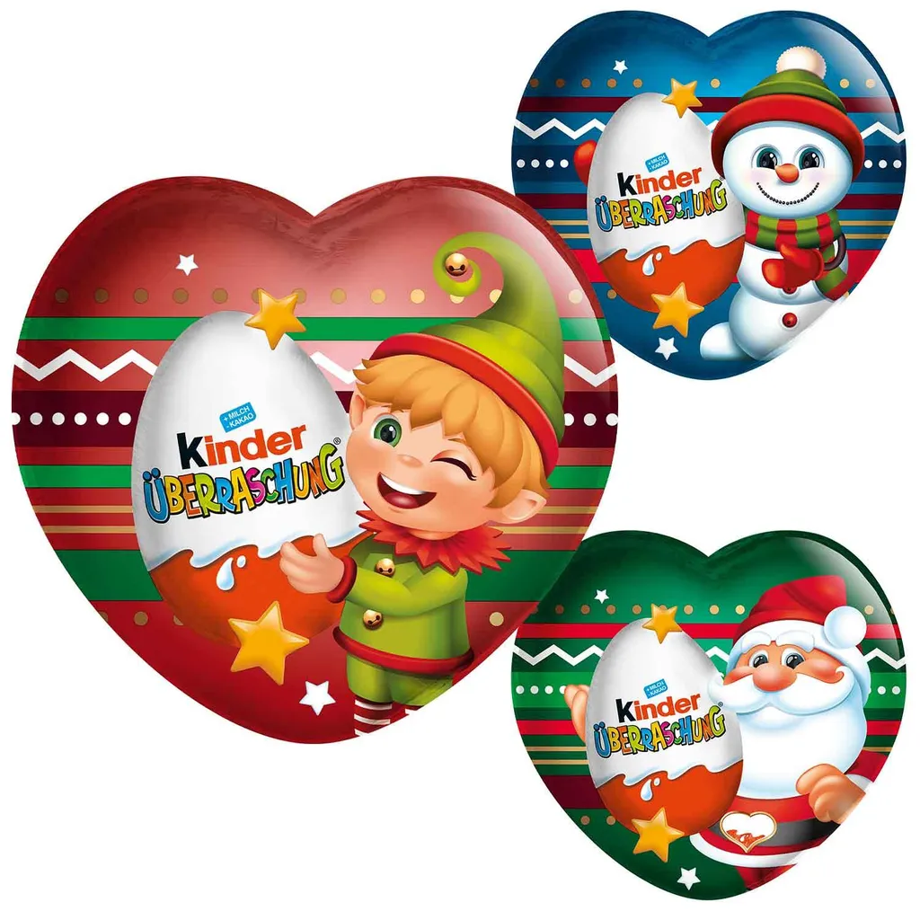 Kinder Vánoční srdíčko s překvapením 53 g