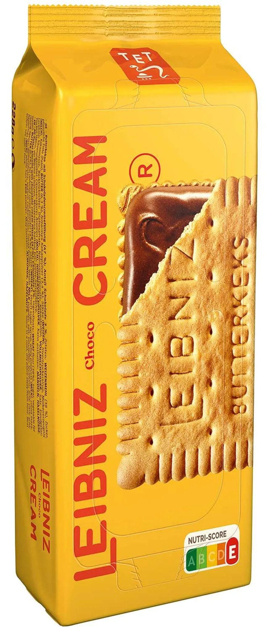 Leibniz máslové sušenky s čokoládovým krémem 190g
