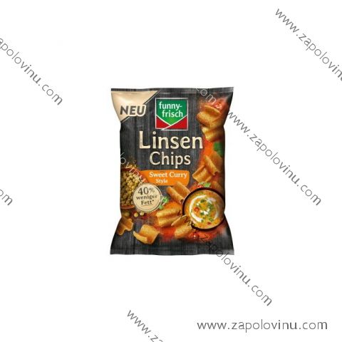 Funny-Frisch čočkové chipsy v kari stylu 90g