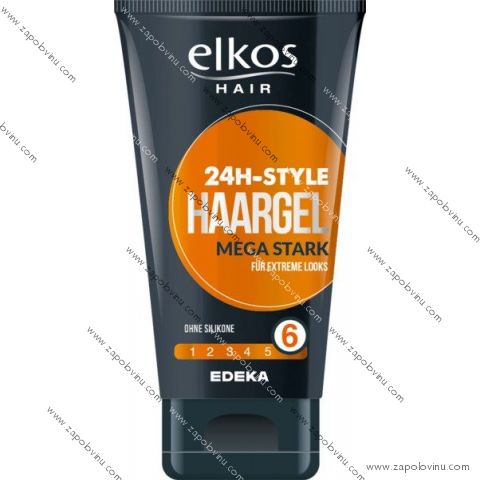 Elkos stylingový gel na vlasy mega silný 150 ml