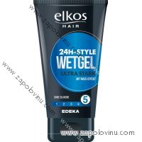 Elkos Wet Gel na vlasy ultra silný s efektem mokrých vlasů 150 ml