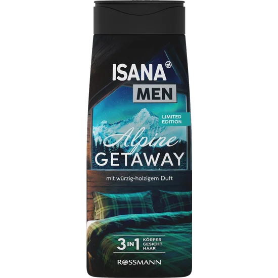 ISANA Men Sprchový gel 3v1 Alpine Getaway 300 ml