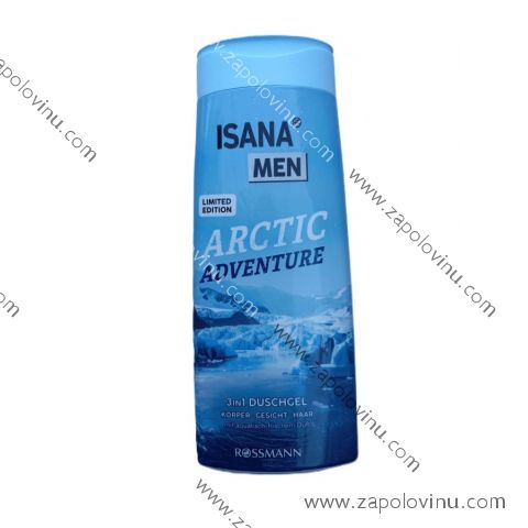 ISANA Men Sprchový gel 3v1 Alrtic adventure 300 ml