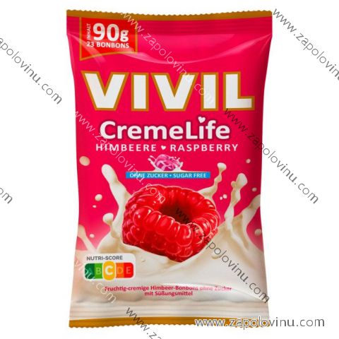 Vivil Creme Life Malinový bez cukru 90g
