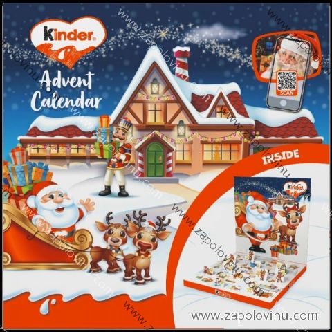 Kinder Adventní kalendář 123g CZ