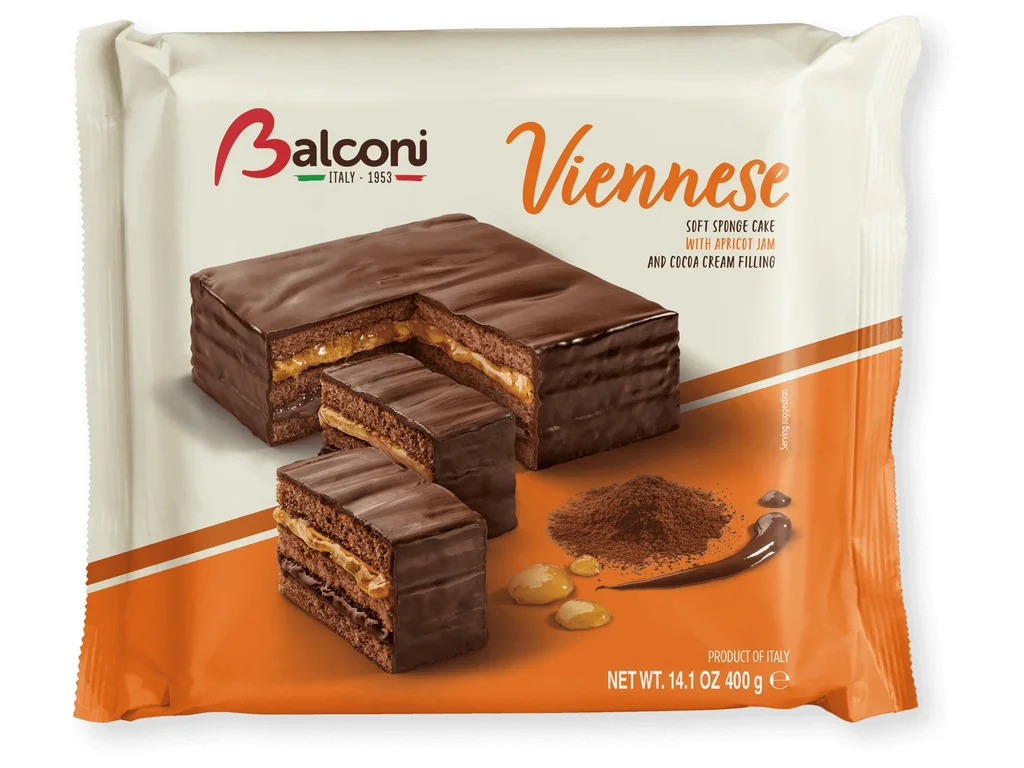 Balconi vídeňský čokoládovo-meruňkový dort 400 g