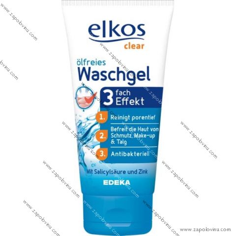 Elkos Čistící gel s kyselinou salicylovou a zinkem 150 ml