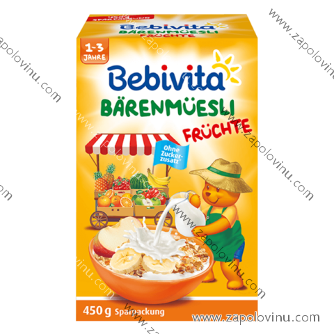 Bebivita medvídkovo ovocné musli 450 g