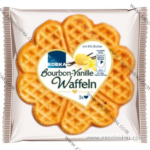 EDEKA bourbon vanilkové vafle 165 g