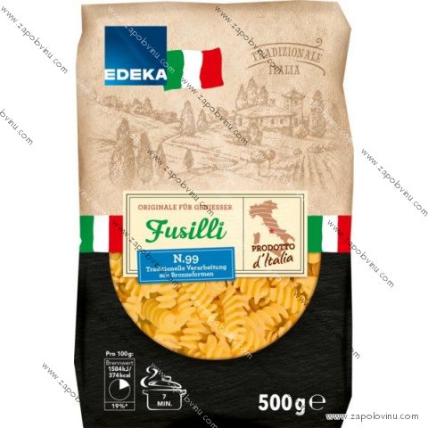 EDEKA Italia Fusilli spirály 500 g