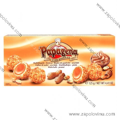 Papagena Arašídové kuličky s krémovou náplní 125g