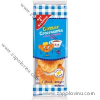 G+G Máslové croissanty 4 ks 200 g