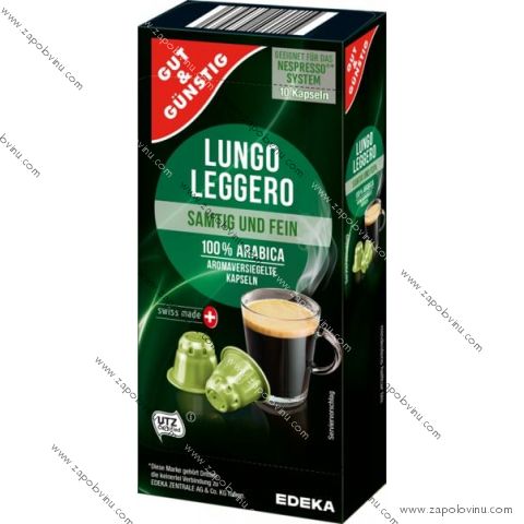 G+G Lungo Leggero pro Nespresso 10 kapslí