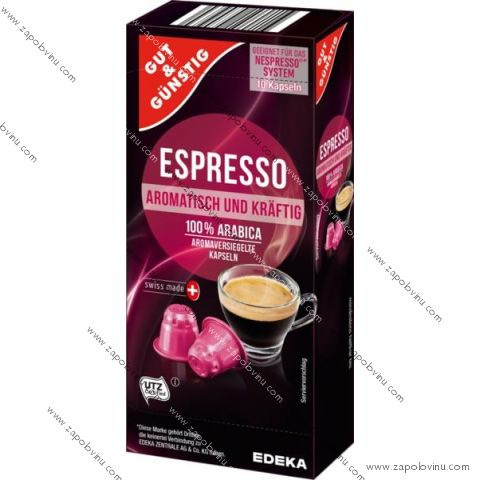 G+G Espresso pro Nespresso 10 kapslí