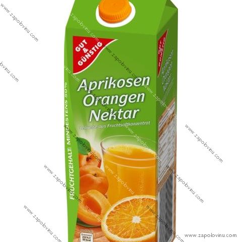 G+G Pomerančo meruňkový nektar 50%  1L