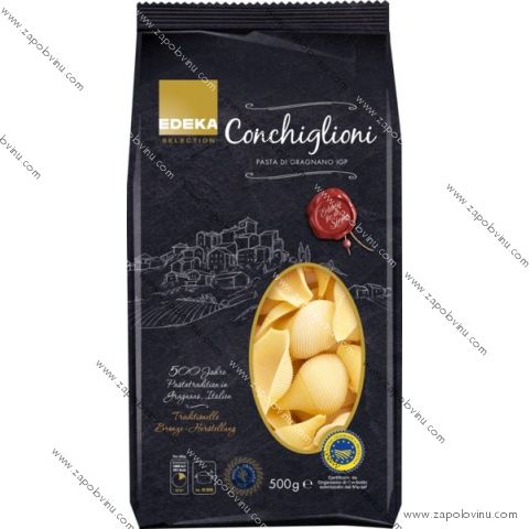 EDEKA VÝBĚROVÉ ConchiglioniI VELKÉ mušle 500 G