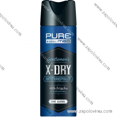 Pure + Basic Men X-Dry Deo spray 200ml