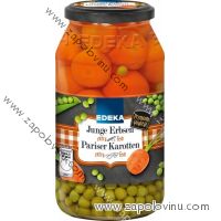Edeka Jemný hrášek s pařížskou karotkou 530 ml
